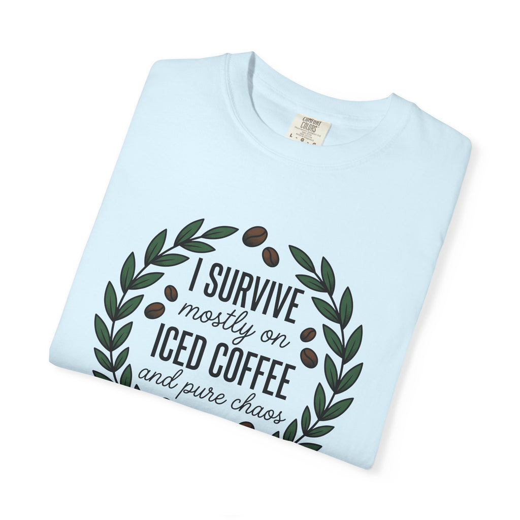 Chilled Coffee Cup Shirt Nurses Mocha Gift Women Vintage Tee Coffee Mug T-Shirt Teacher Enthusiast Retro Tshirt Chocolate Graphic Line Art