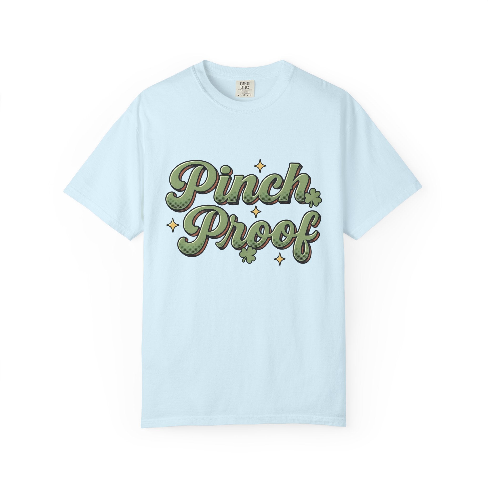 Clover Design Shirt St. Patrick's Day Seasonal Gift Women Classic Tee Shamrock T-Shirt Luck Fan Vintage Tshirt Holiday Graphic Distressed