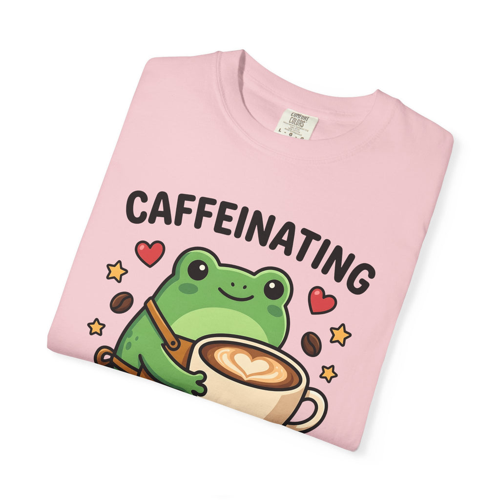 Frog Mug Shirt Coffee Pet Gift Women Adorable Tee Mug T-Shirt Coffee Fan Cute Tshirt Animal Graphic Comic Love Symbols Tshirt