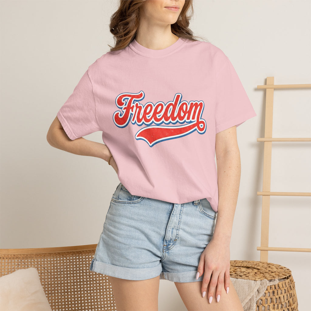 Vintage Varsity Lettering Shirt America Patriotism Gift Women Classic Tee Letterman T-Shirt American Enthusiast Retro Tshirt Nationalistic