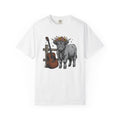 Horned Cow Shirt Cowgirl Western Wear Gift Women Tribal Tee Bull T-Shirt Rodeo Fan Country Tshirt Western Graphic Old School Six String