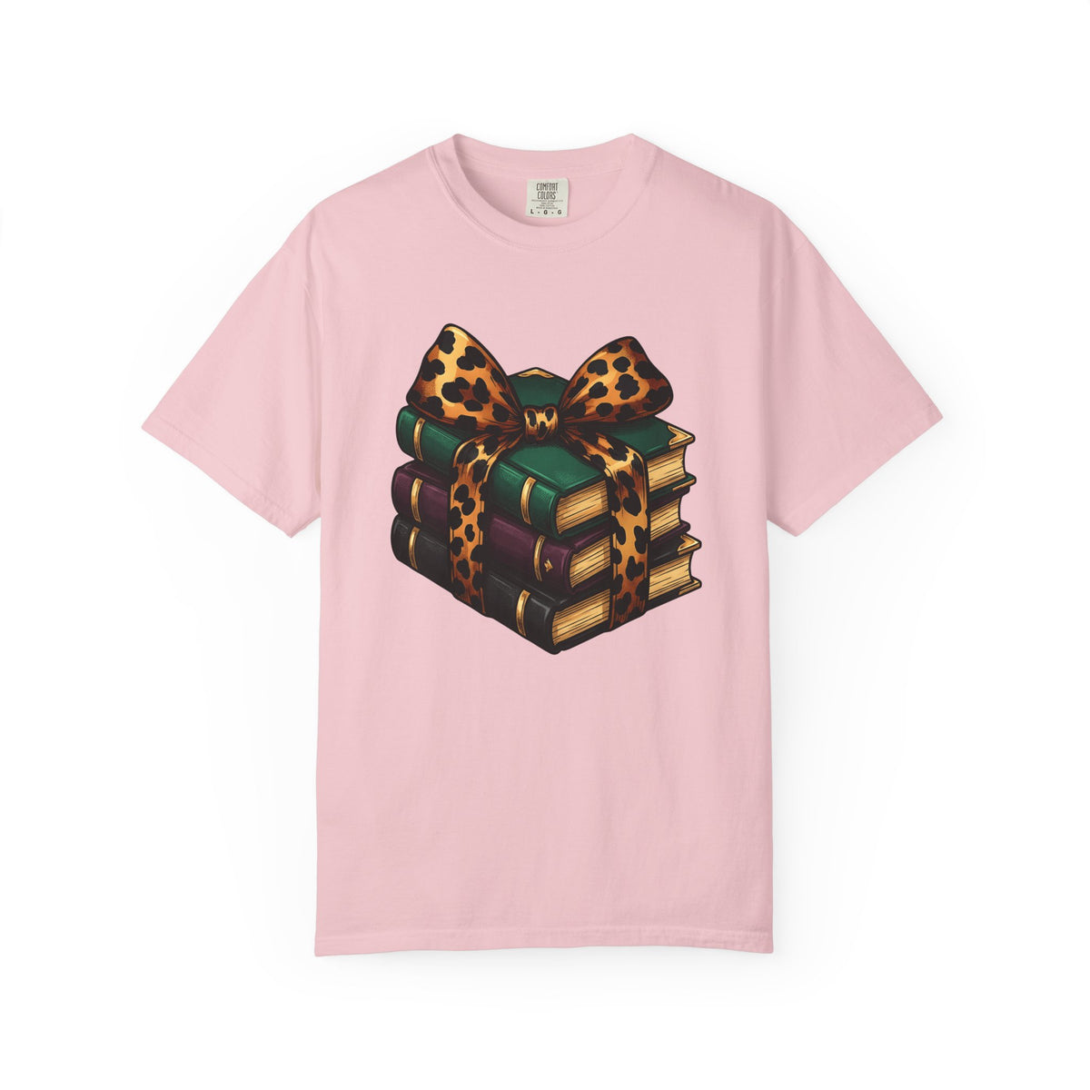 Stacked Volumes Shirt Halloween Sorcery Gift Women Modern Art Tee Stacked Books T-Shirt Horror Fan Contemporary Art Tshirt Magic Graphic