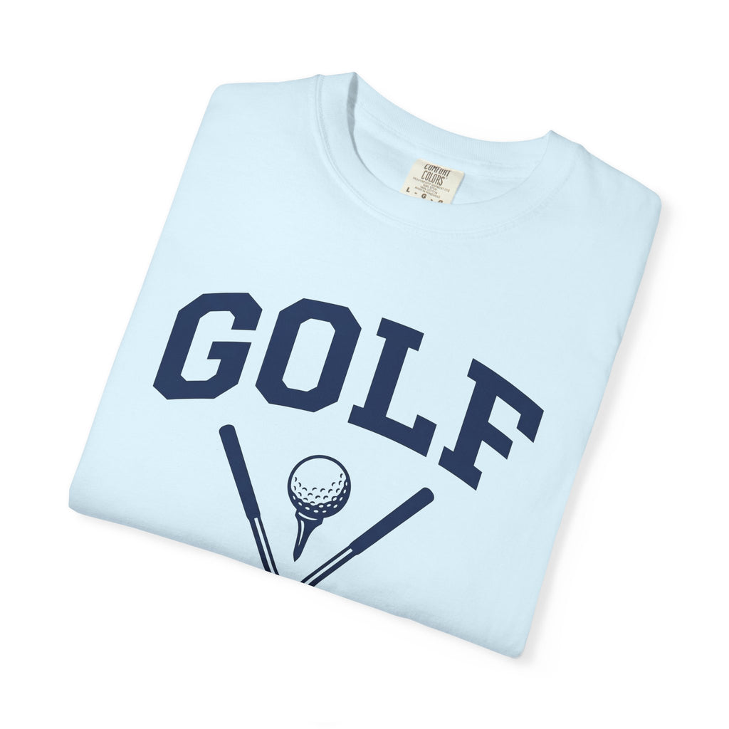 Golf Clubs Shirt Golf Pastime Gift Women Bold Tee Golf Irons T-Shirt Golfer Fan Golfing Tshirt Leisure Graphic Retro Golf Ball Tshirt
