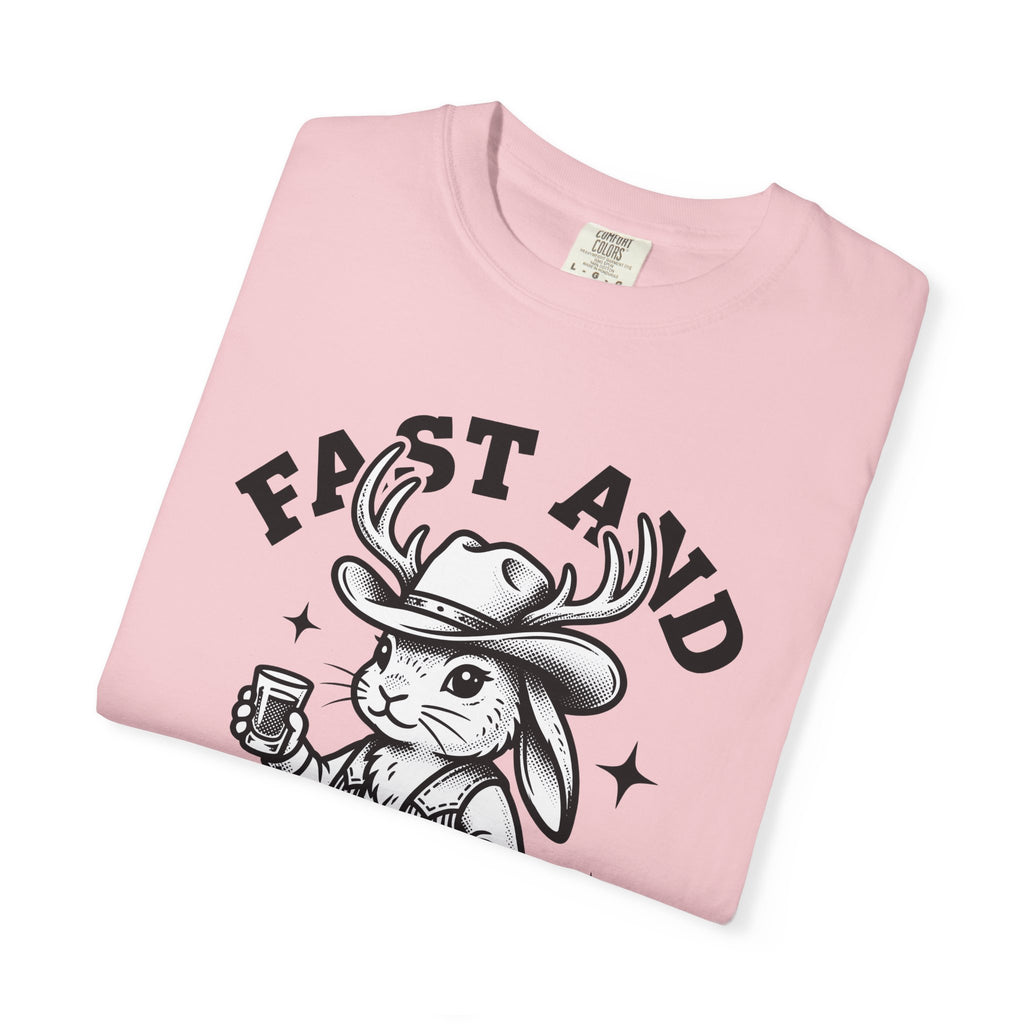 Antler Cowboy Shirt Cowgirl Creatures Gift Women Rustic Tee Buckaroo T-Shirt Rodeo Fan Country Tshirt Wildlife Graphic Doodle Star Pattern
