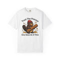 Beaver Log Shirt Funny Animal Gift Women Cartoon Tee Dam T-Shirt Humor Fan Comic Tshirt Wildlife Graphic Vintage Red Beanie Tshirt