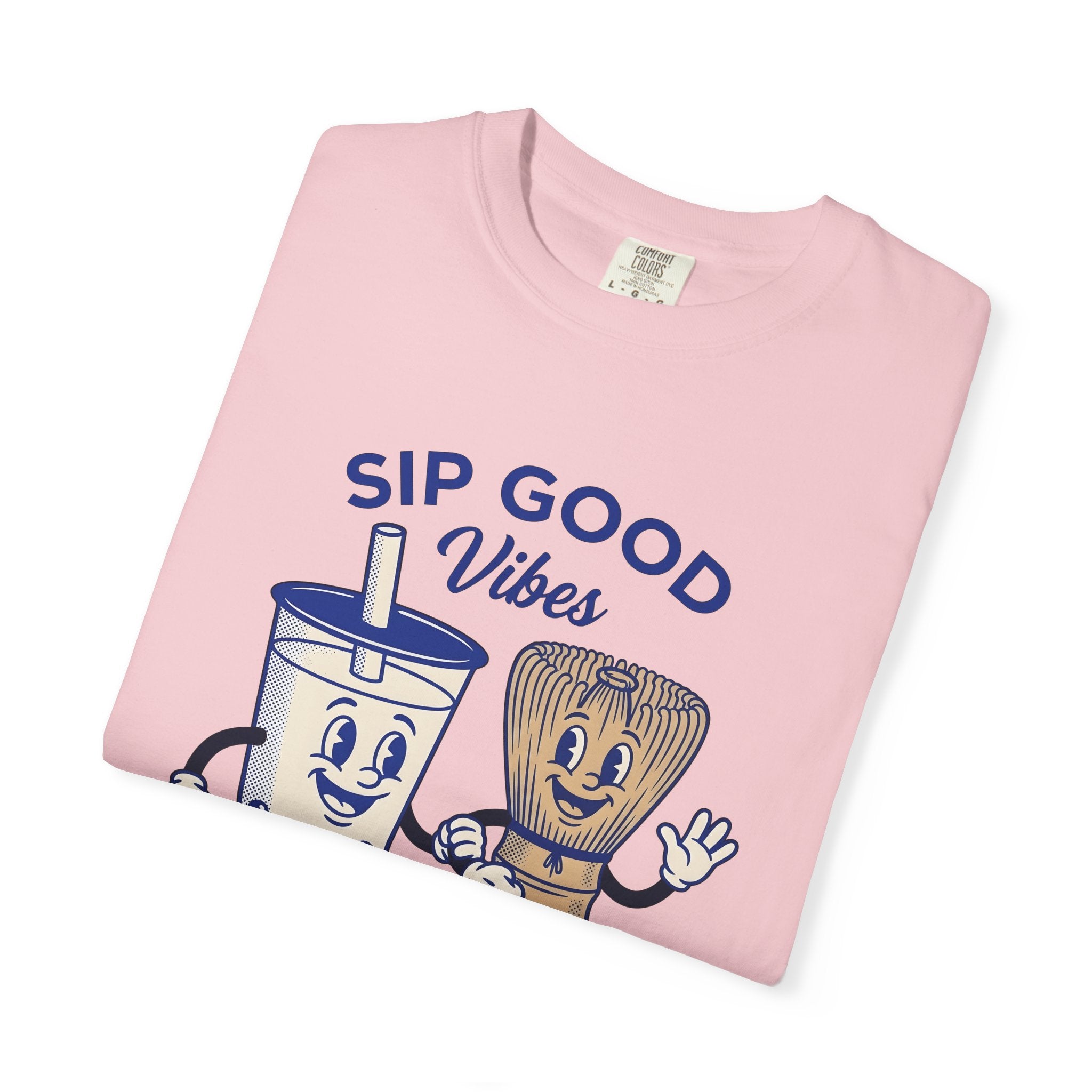 Bubble Tea Graphic Shirt Coffee Kawaii Gift Women Cartoon Tee Boba Tea T-Shirt Coffee Fan Comic Tshirt Cute Illustration Kawaii Design Retro