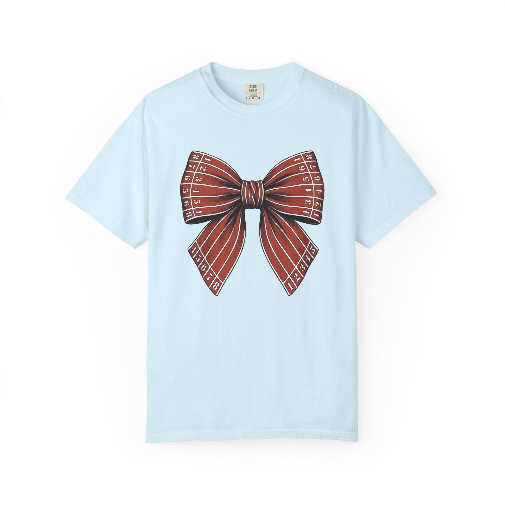 Bow Illustration Shirt Moms Education Gift Women Sketch Tee Bow T-Shirt Motherhood Enthusiast Drawing Illustration Graphic Retro Digits