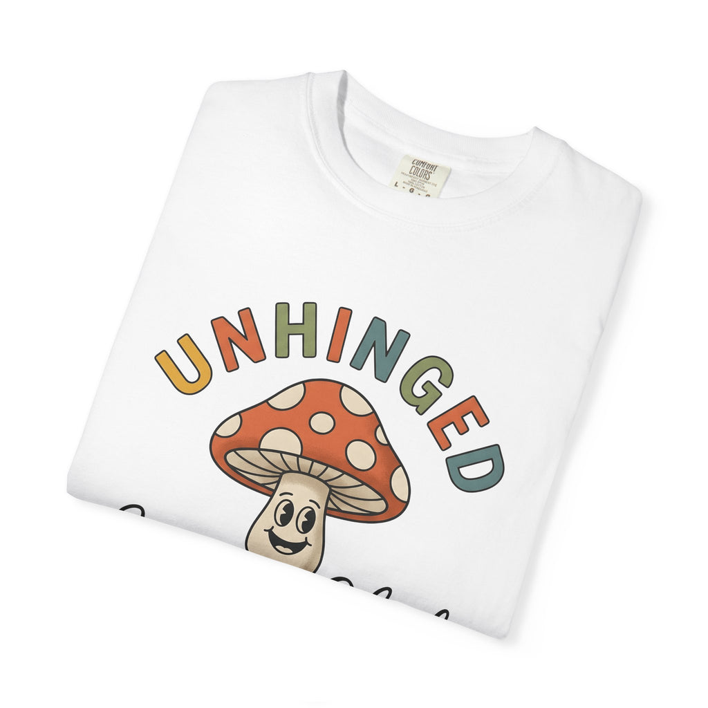 Happy Mushroom Shirt Moms Jokes Gift Women Comic Tee Fungus T-Shirt Motherhood Fan Cartoon Tshirt Humor Graphic Vintage Dots Tshirt