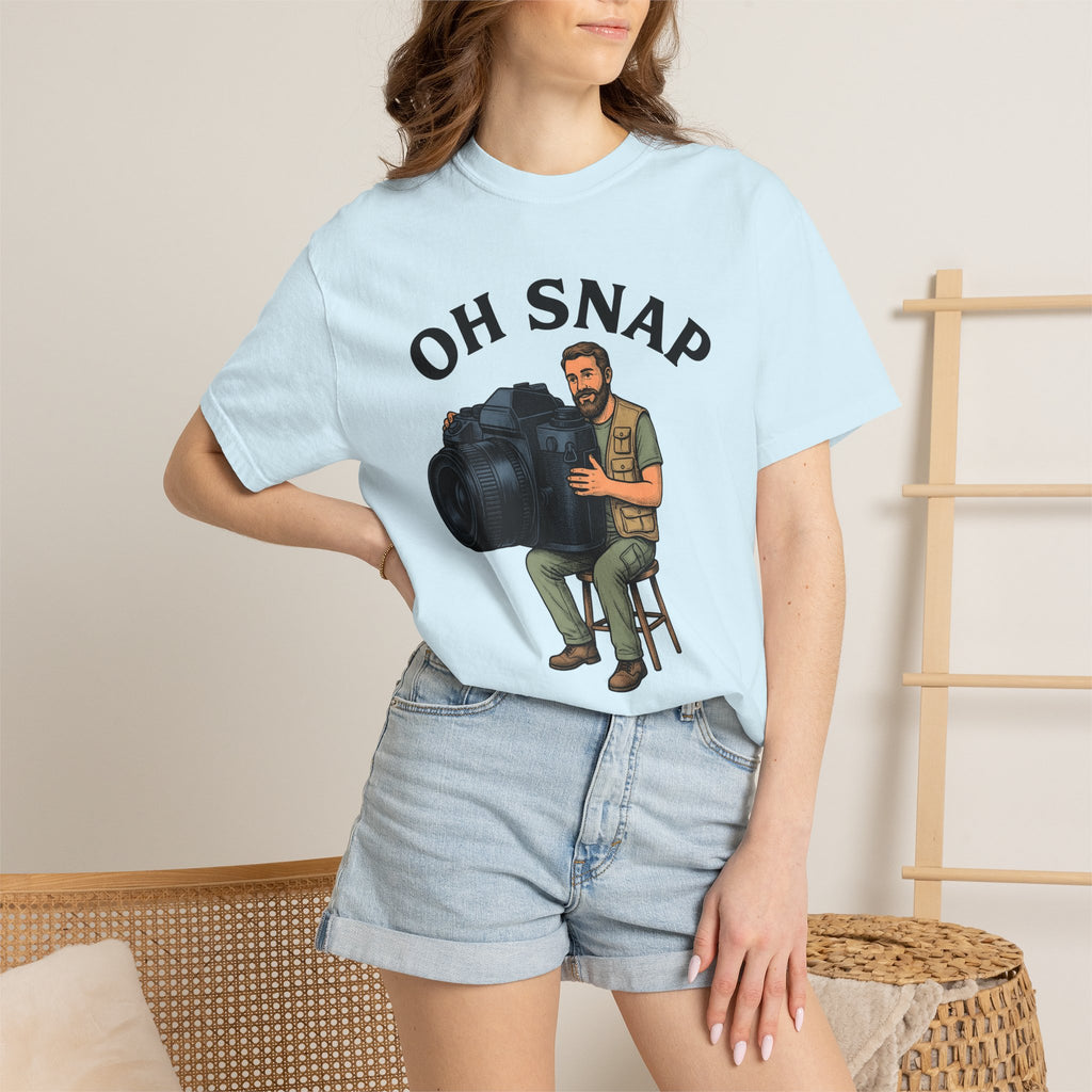Camera Photographer Shirt Funny Photo Gift Women Retro Tee Photographer T-Shirt Humor Fan Meme Tshirt Photography Graphic Sketch Chair