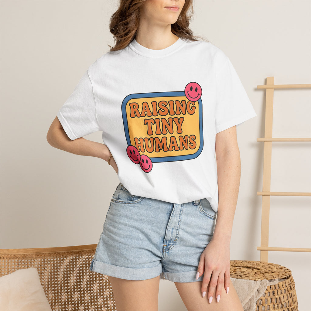 Smile Faces Shirt Moms Kid Gift Women Hand Drawn Tee Smiley Faces T-Shirt Mother Fan Illustrated Tshirt Children Graphic Striking Edge