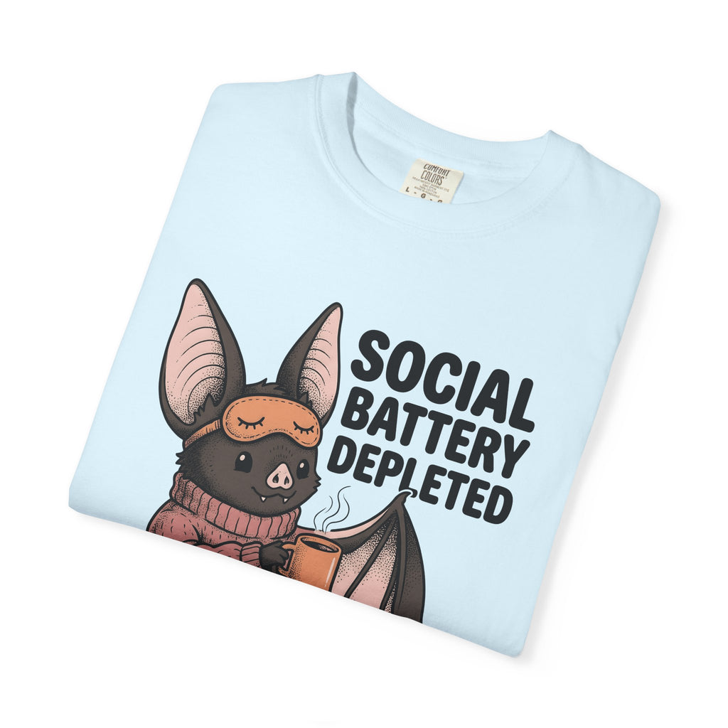Vampire Coffee Shirt Halloween Character Gift Women Playful Tee Coffee T-Shirt Horror Fan Cartoons Graphic Doodle Pullover Tshirt