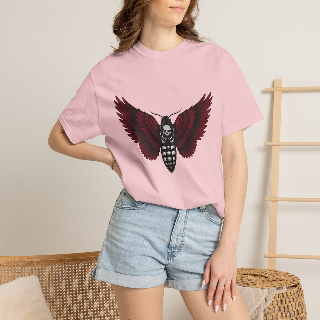 Doom Moth Shirt Gothic Paranormal Gift Women Eerie Tee Death's Head Moth T-Shirt Occult Fan Dark Art Tshirt Supernatural Graphic Classic