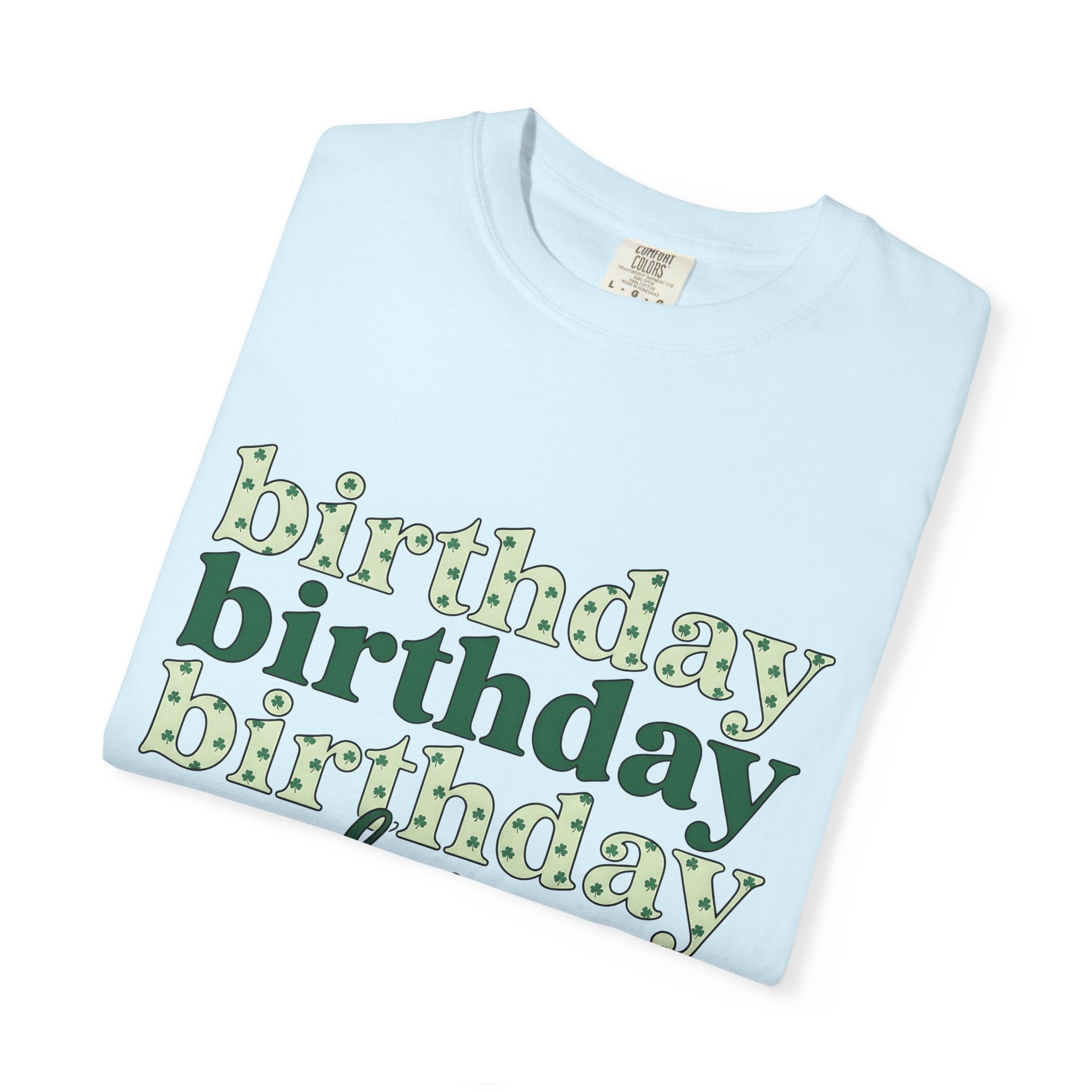 Shamrock Design Words Shirt Birthday Chance Gift Women Whimsical Tee Clover T-Shirt Birthday Fan Fantasy Tshirt Fortune Graphic Cartoon