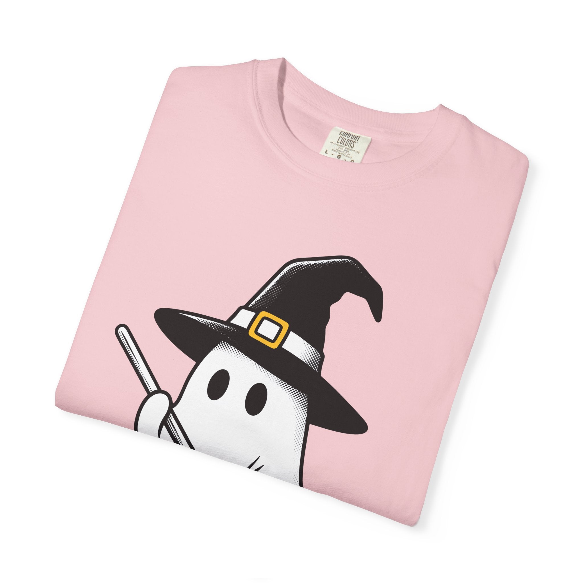 Phantom Witch Shirt Halloween Fantasy Gift Women Comic Tee Sorceress T-Shirt Horror Fan Cartoon Tshirt Mythical Graphic Hand Drawn Witch