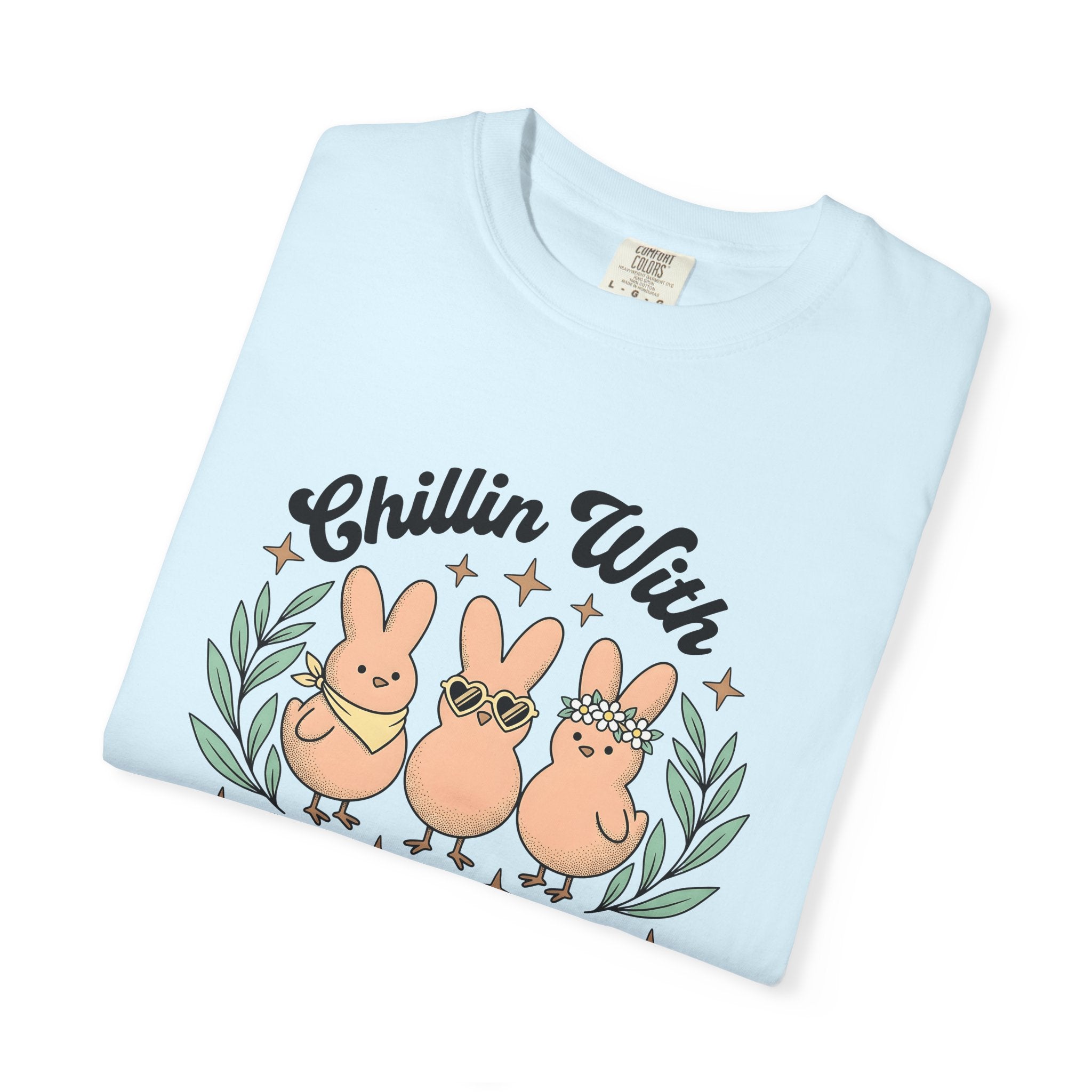 Rabbit Crew Shirt Easter Buddies Gift Women Kawaii Tee Bunny T-Shirt Easter Fan Cute Tshirt Friends Graphic Vintage Twinkles Tshirt
