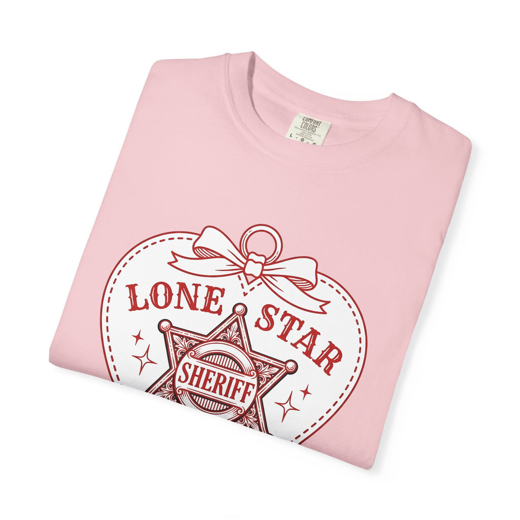 Marshal Emblem Shirt Cowgirl Western Gift Women Folk Tee Badge T-Shirt Rodeo Fan Cowboy Graphic Illustration Sketch Valentine Tshirt