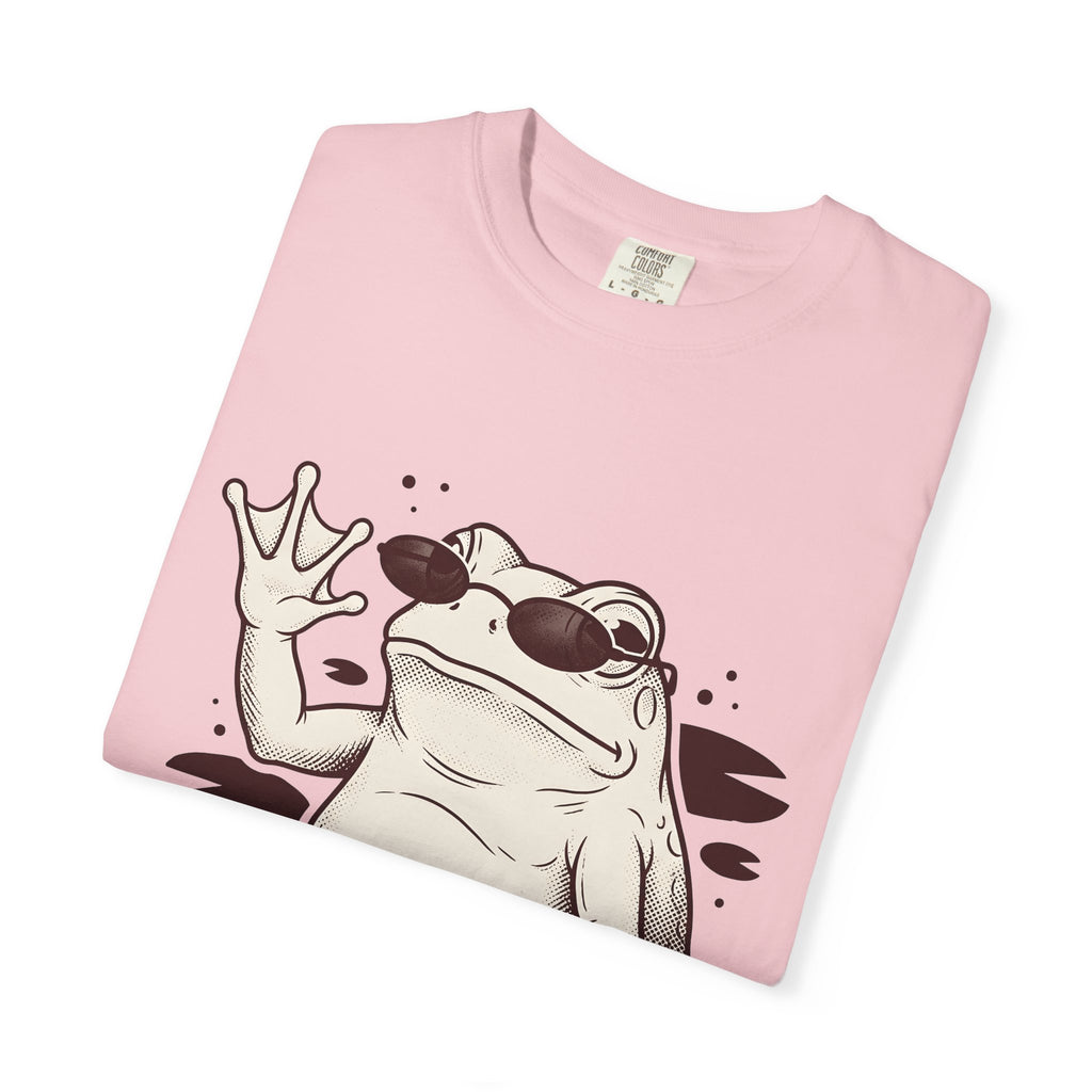 Frog Shades Shirt Cute Pet Gift Women Vintage Tee Toad T-Shirt Adorable Fan Retro Tshirt Animal Graphic Retro Shades Tshirt