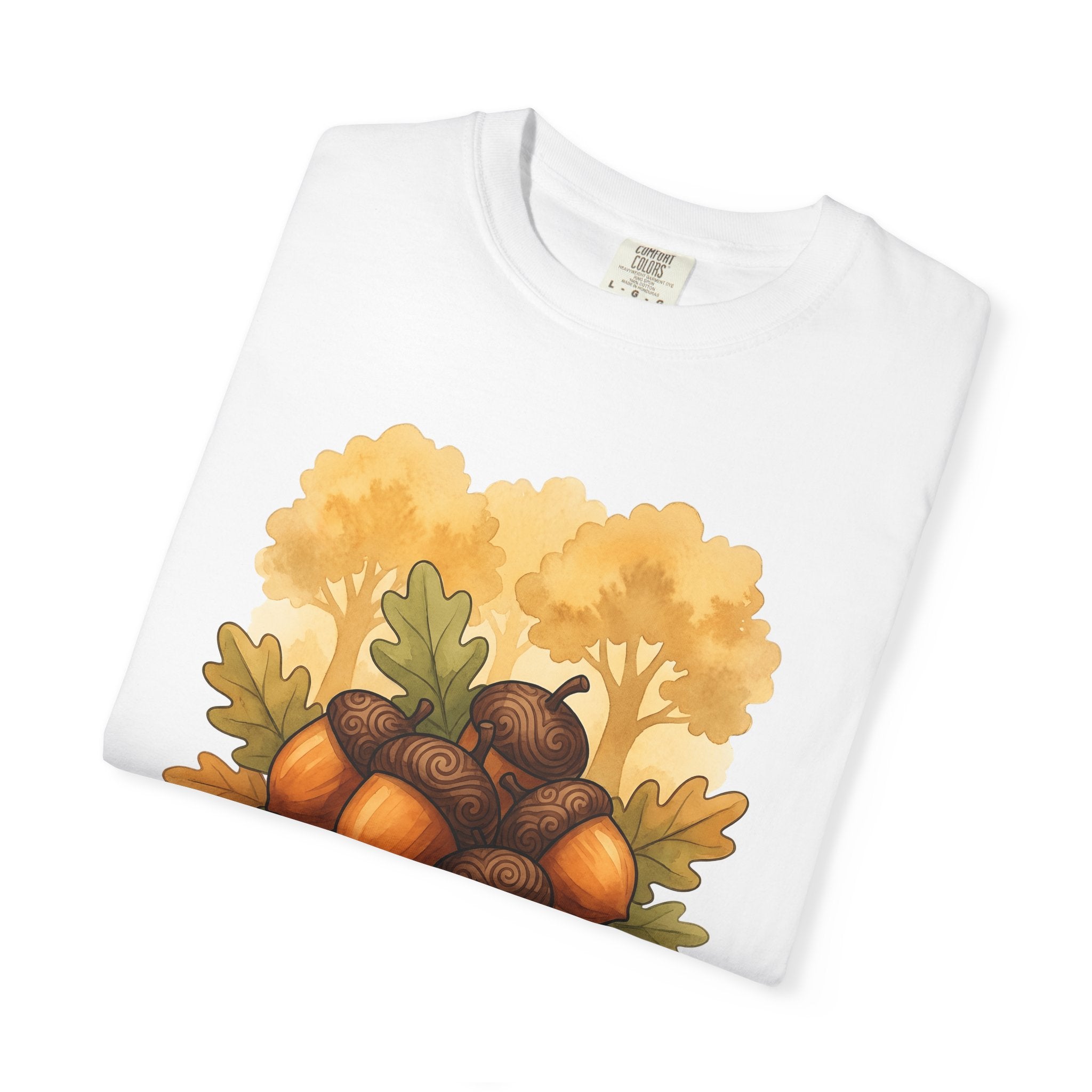 Acorn Cluster Shirt Cottagecore Nature Gift Women Watercolor Tee Acorn T-Shirt Cottagecore Fan Watercolor Tshirt Outdoor Graphic Vintage Oak