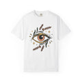 Blossom Eye Shirt Boho Chic Mindfulness Gift Women Gypsy Tee Eye T-Shirt Bohemian Fan Tribal Tshirt Meditation Graphic Sleek Sparkle Tshirt