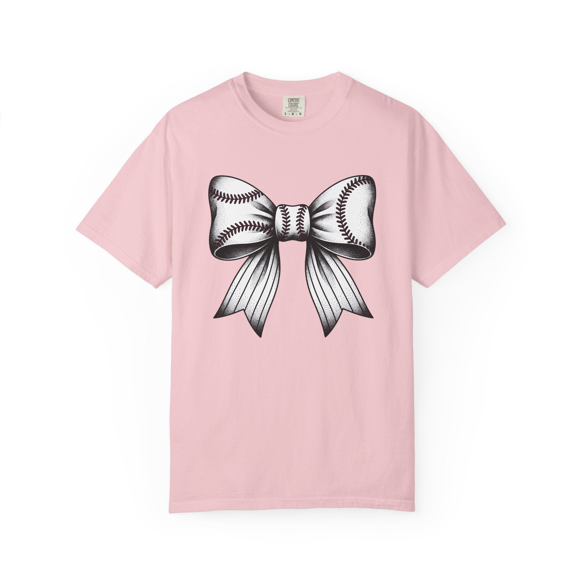 Baseball Bow Clip Shirt Moms Games Gift Women Old School Tattoo Tee Hair Clips T-Shirt Mother Fan Tattooed Tshirt Sports Graphic Hand Drawn