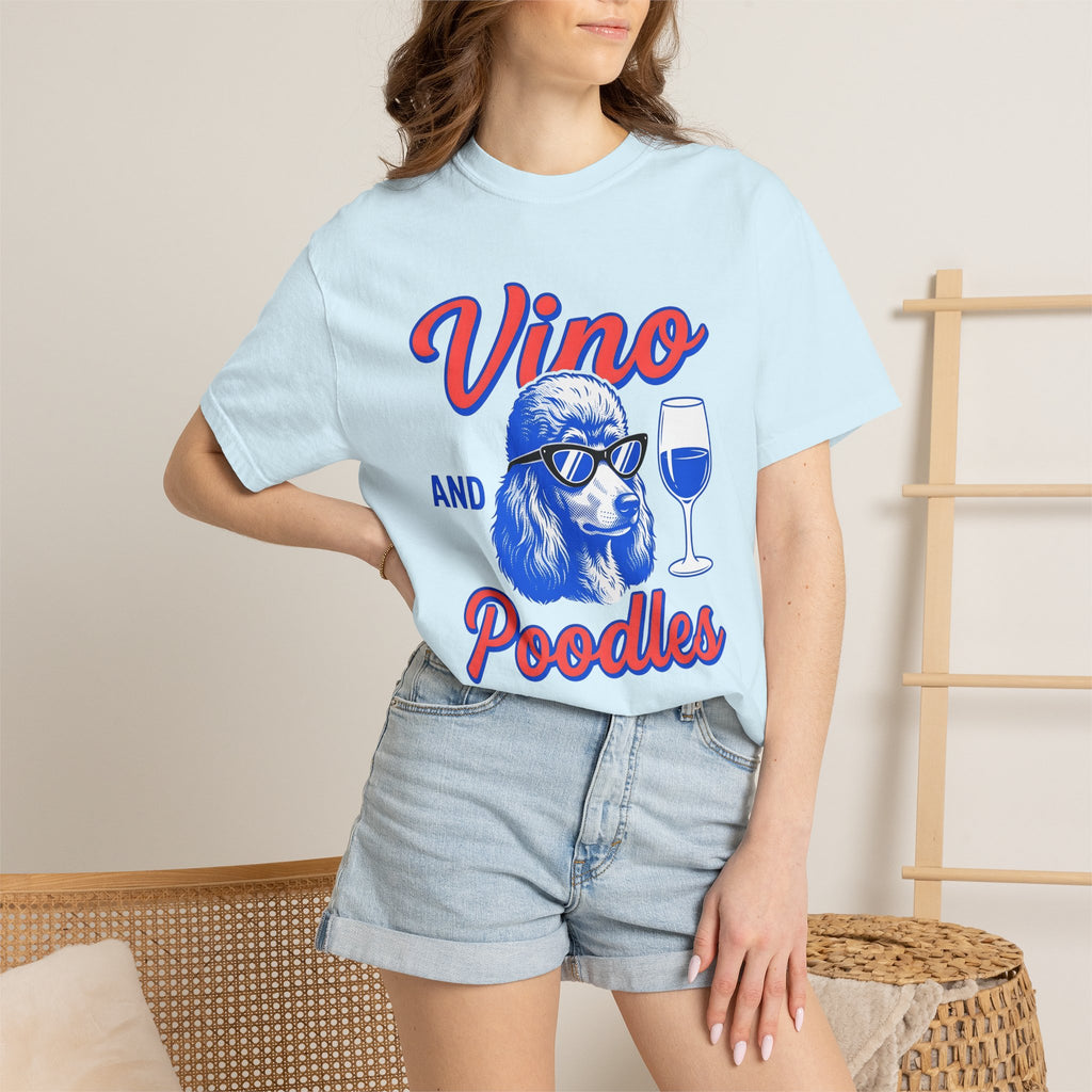 Poodle Pet Shirt Dog Beverage Gift Women Old School Tee Poodle T-Shirt Dog Fan Poodle Art Tshirt Cocktail Graphic Heritage Wine Goblet
