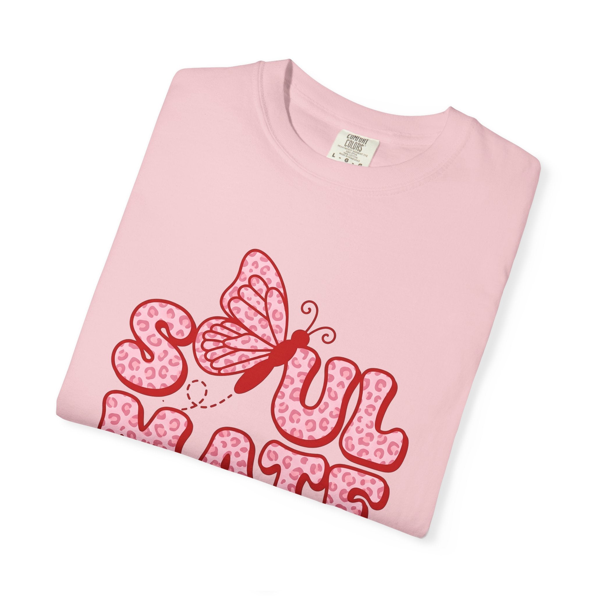 Butterfly Graphic Shirt St. Valentines Day Couples Gift Women Playful Tee Butterfly T-Shirt Valentines Fan Whimsical Tshirt Partner Graphic
