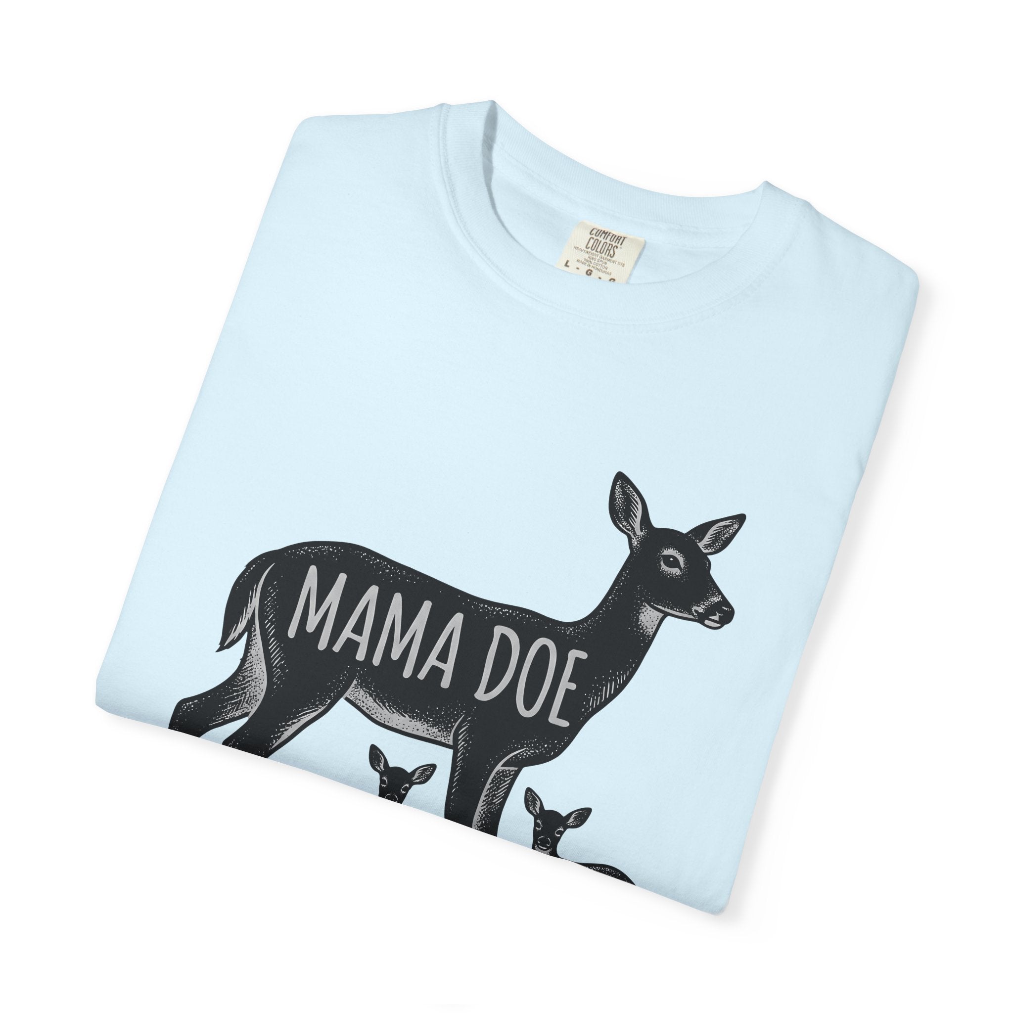 Doe Family Shirt Moms Wildlife Gift Women Retro Tee Deer Family T-Shirt Motherhood Fan Vintage Tshirt Wildlife Graphic Sketch Baby Deer