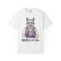 Fox Tea Cup Shirt Tea Animal Gift Women Vintage Tee Teacup T-Shirt Tea Fan Retro Tshirt Wildlife Graphic Hand Drawn Vest Tshirt