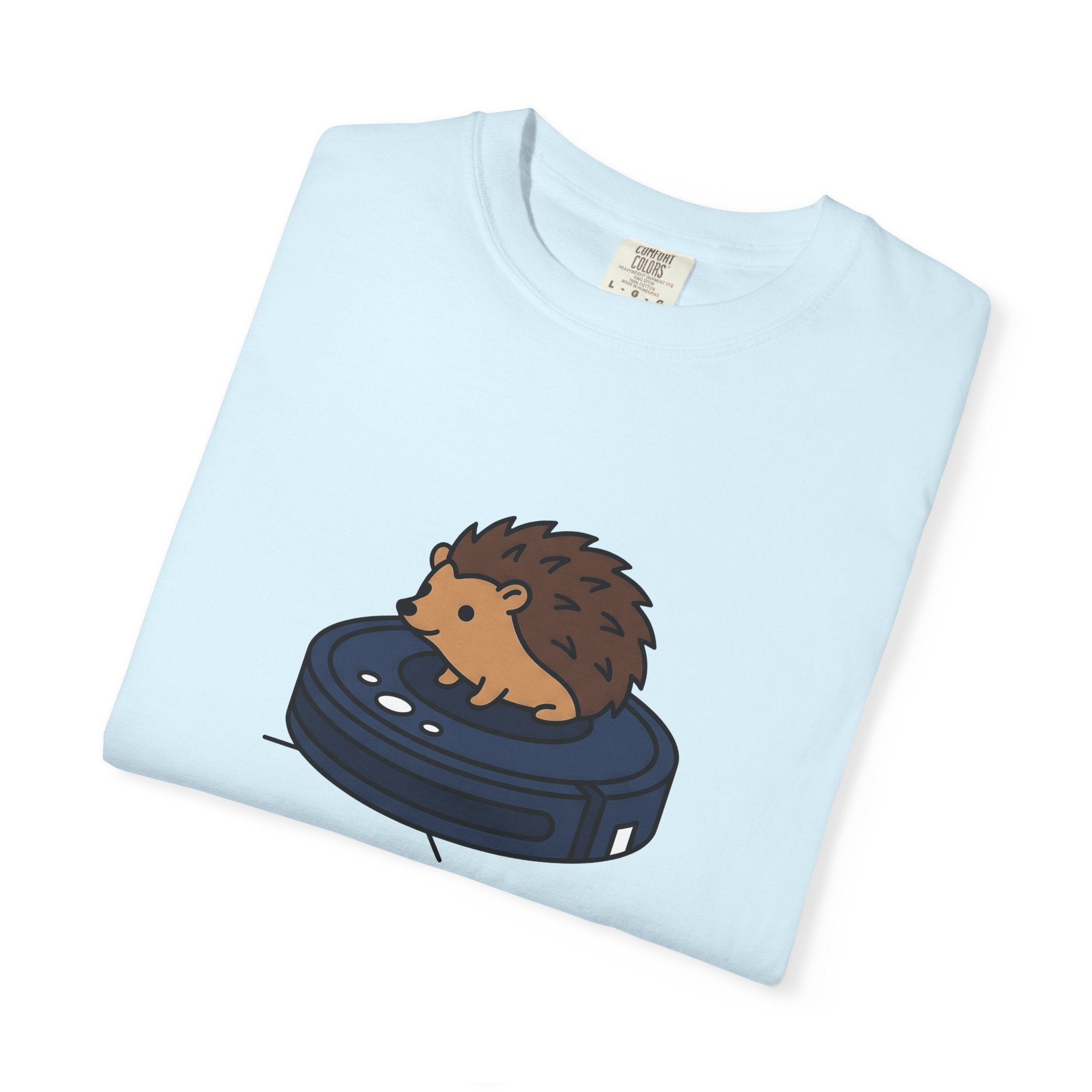 Robotic Hedgehog Shirt Nurses Fauna Gift Women Kawaii Tee Hedgehog T-Shirt Nurse Enthusiast Cute Tshirt Wildlife Graphic Clean Wildlife