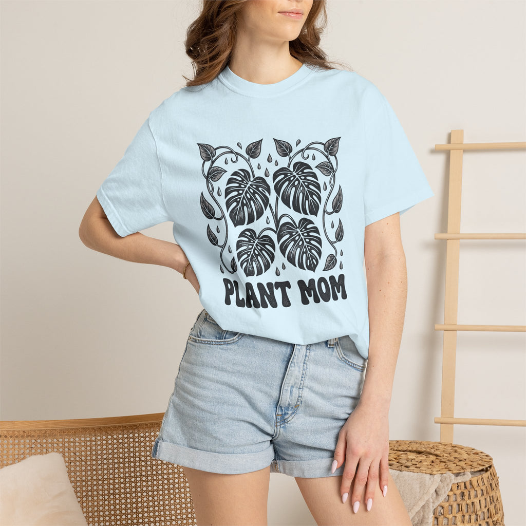 Monstera Leaf Shirt Boho Chic Greenery Gift Women Line Art Tee Swiss Cheese Plant T-Shirt Bohemian Fan Minimalist Tshirt Foliage Graphic