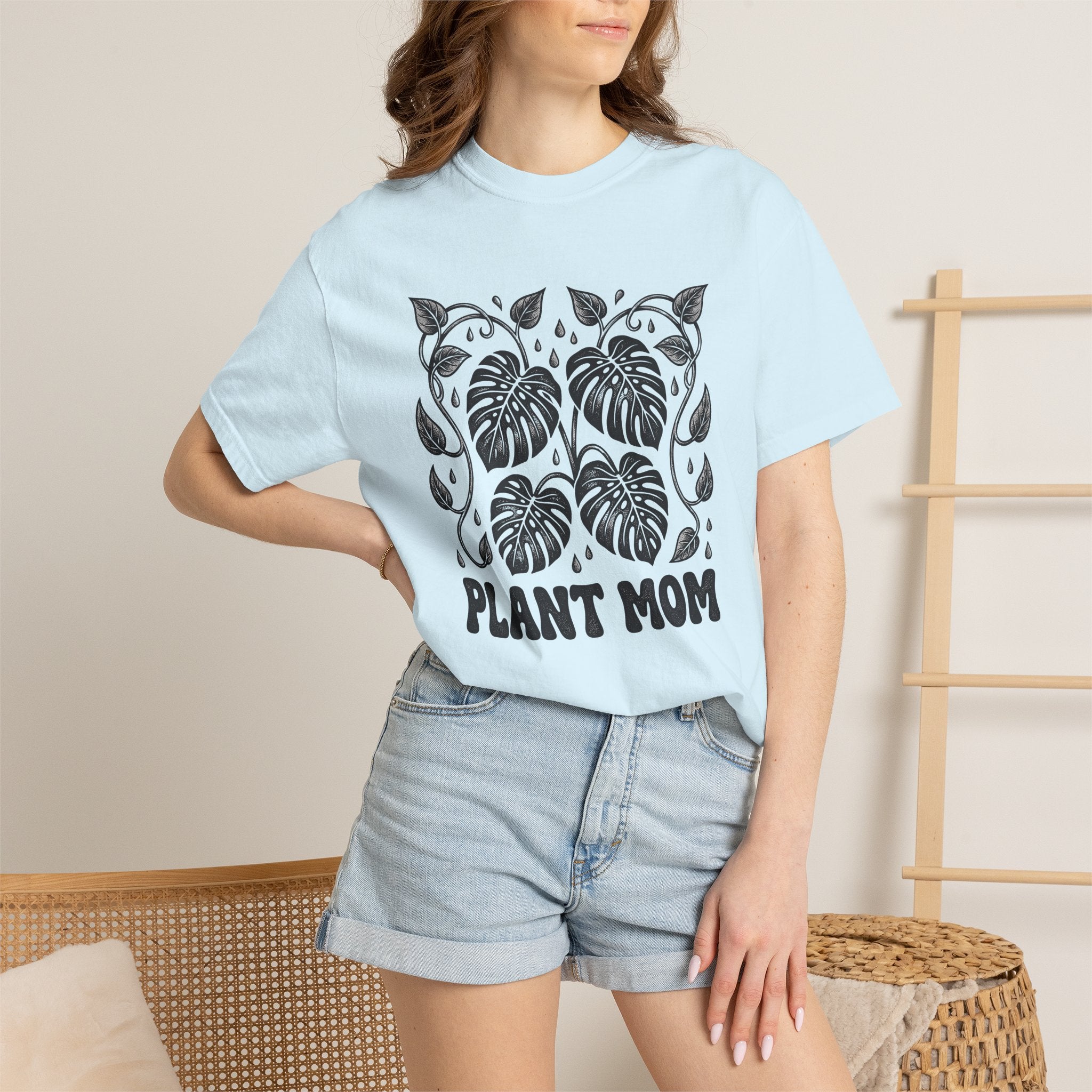 Monstera Leaf Shirt Boho Chic Greenery Gift Women Line Art Tee Swiss Cheese Plant T-Shirt Bohemian Fan Minimalist Tshirt Foliage Graphic