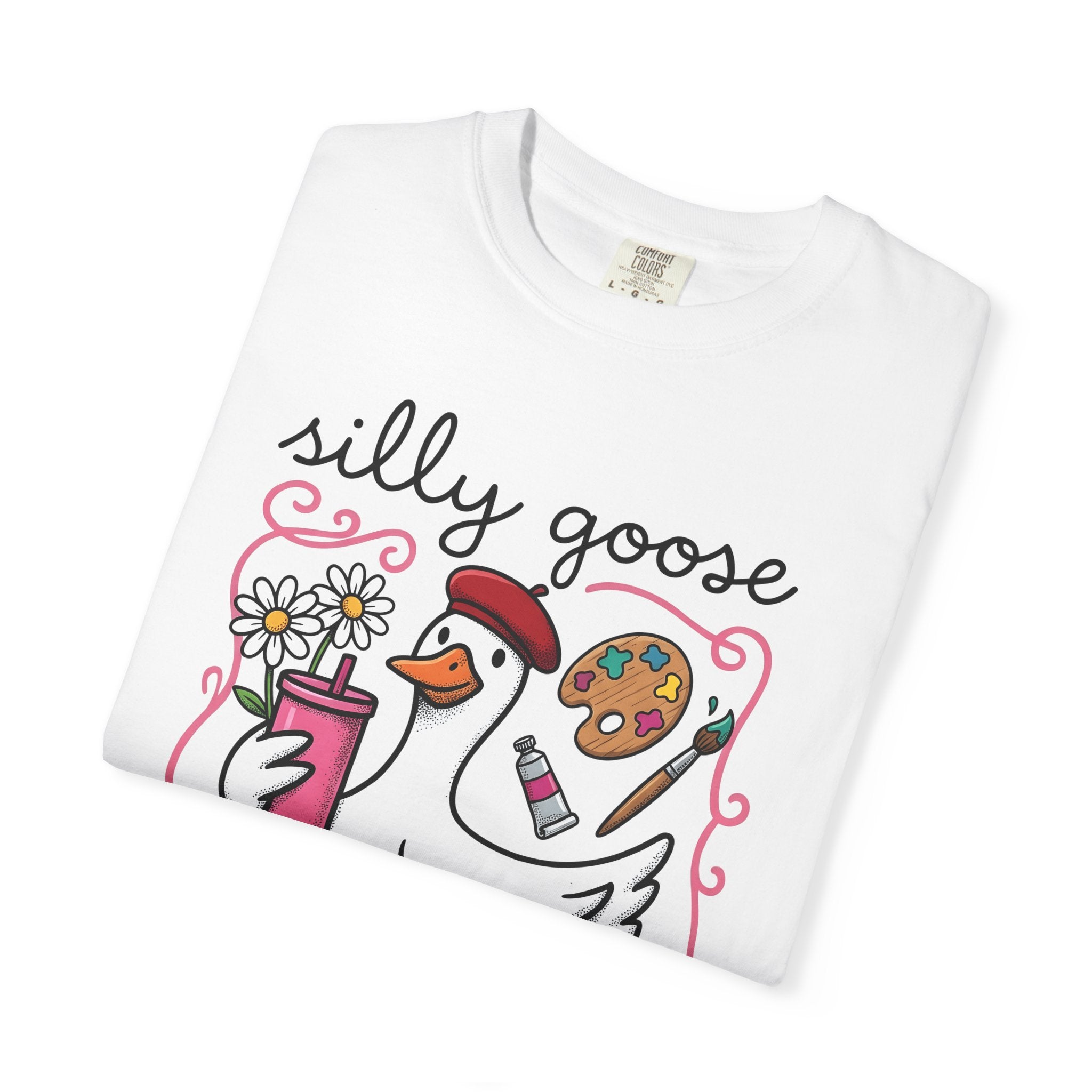 Goose Creative Supplies Shirt Teacher Crafts Gift Women Funny Tee Art Supplies T-Shirt Educator Enthusiast Humor Tshirt Crafting Graphic