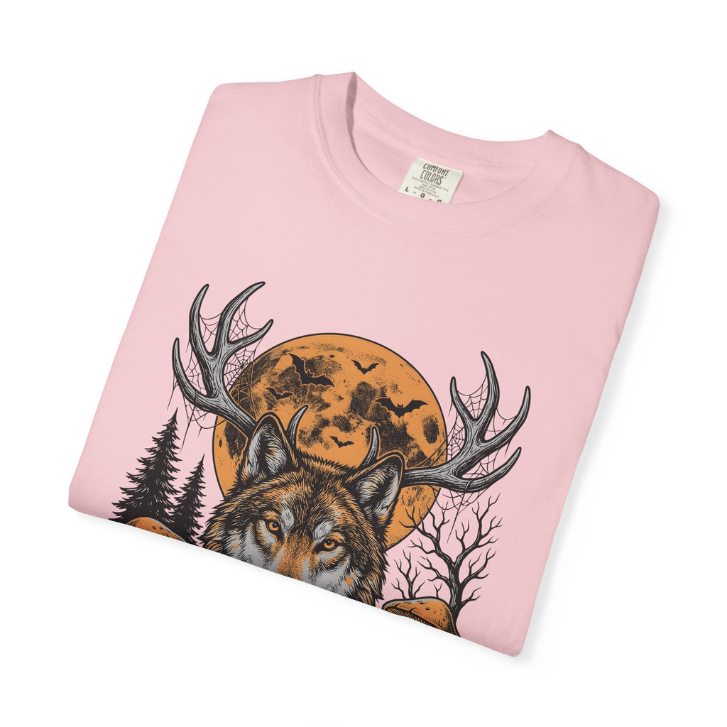 Wolf Moon Shirt Animals Nature Gift Women Gothic Tee Lunar T-Shirt Wildlife Fan Dark Tshirt Environment Graphic Vintage Mushrooms Tshirt