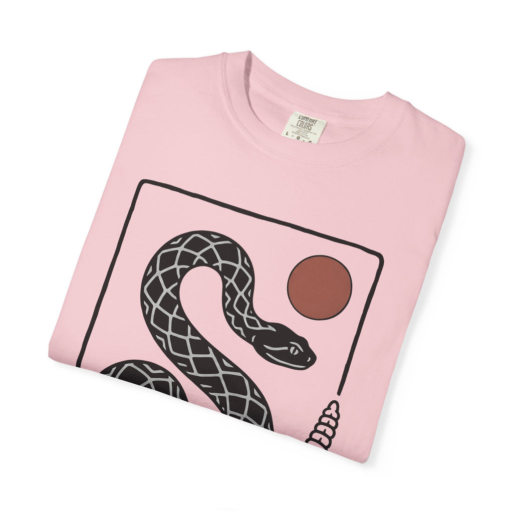Rattlesnake Print Shirt Cowgirl Scrubland Gift Women Country Tee Rattlesnake T-Shirt Rodeo Fan Western Tshirt Prairie Graphic Outline