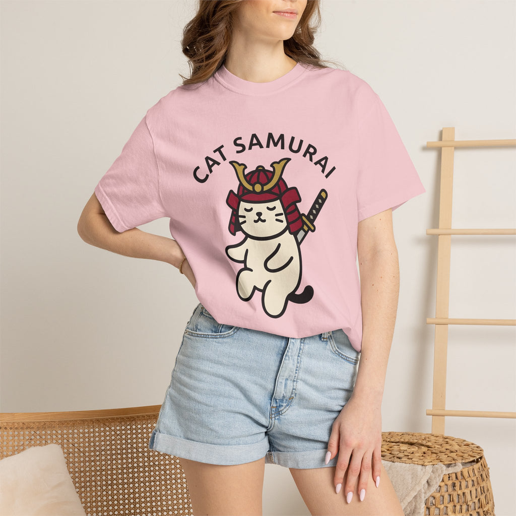 Ninja Cat Shirt Cat Pet Gift Women Cute Tee Kitty T-Shirt Cat Fan Kawaii Tshirt Animal Graphic Comic Blade Tshirt