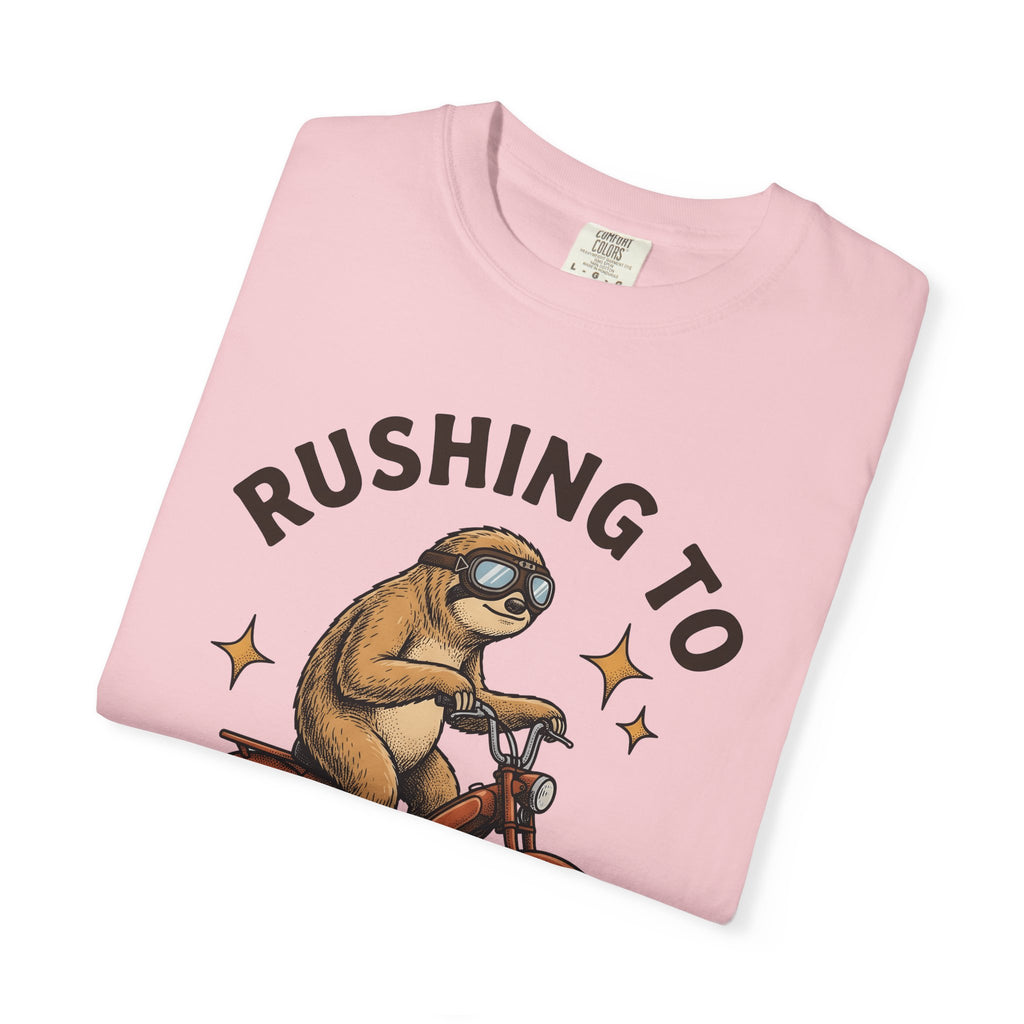 Sloth Motorcycle Shirt Sloth Animal Gift Women Vintage Tee Biker T-Shirt Sloth Fan Retro Tshirt Wildlife Graphic Hand Drawn Stars Tshirt