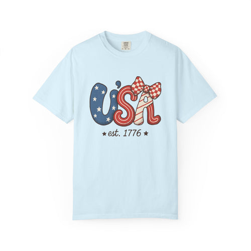 American Letters Shirt 4th Of July Freedom Gift Women Retro Tee Alphabet T-Shirt Patriotic Fan Vintage Tee Retro Tshirt Liberty Graphic