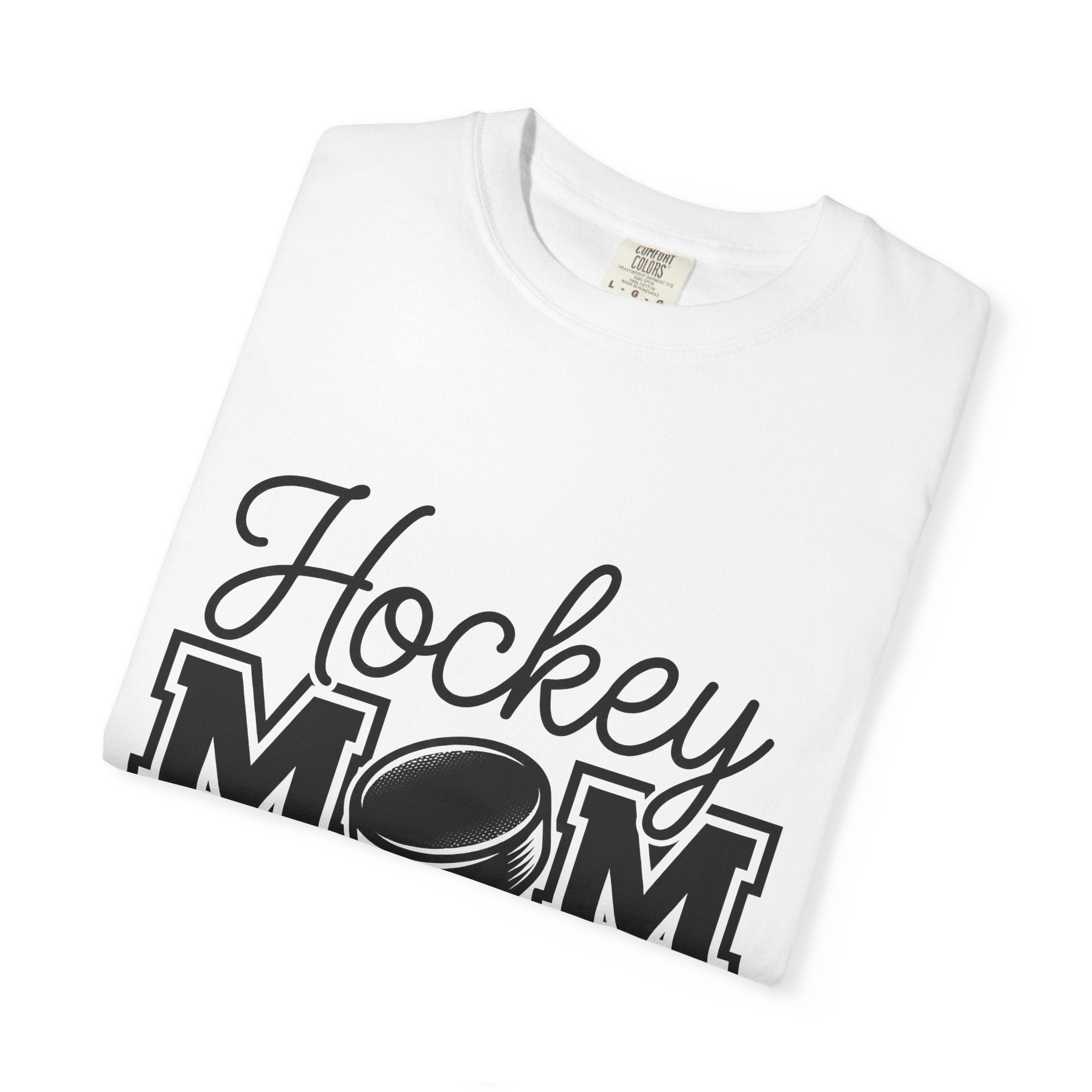 Hockey Puck Shirt Moms Exercise Gift Women Game Day Tee Puck T-Shirt Mother Enthusiast Gameday Tshirt Fitness Graphic Striking College