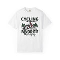 Off Road Bike Shirt Cycling Hiking Gift Women Classic Tee Mountain Bike T-Shirt Cyclist Enthusiast Vintage Tshirt Trail Graphic Doodle Cedar