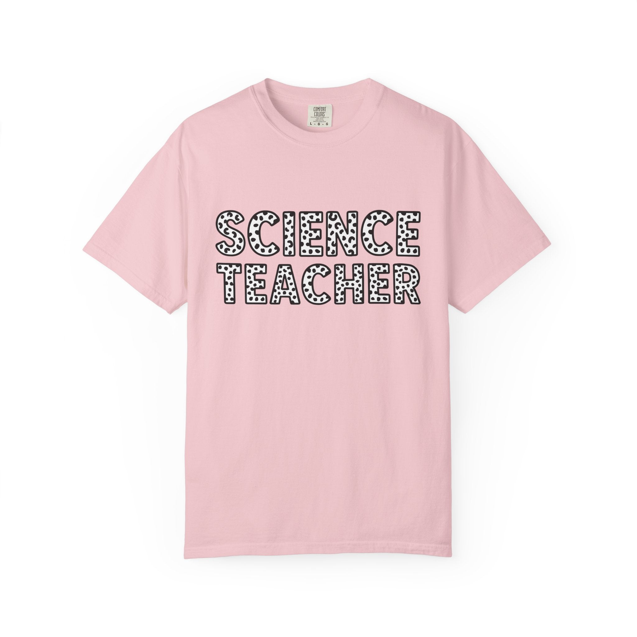 Bright Polka Text Shirt Teacher School Gift Women Fun Tee Typography T-Shirt Educator Enthusiast Whimsical Tshirt Classroom Graphic Vintage