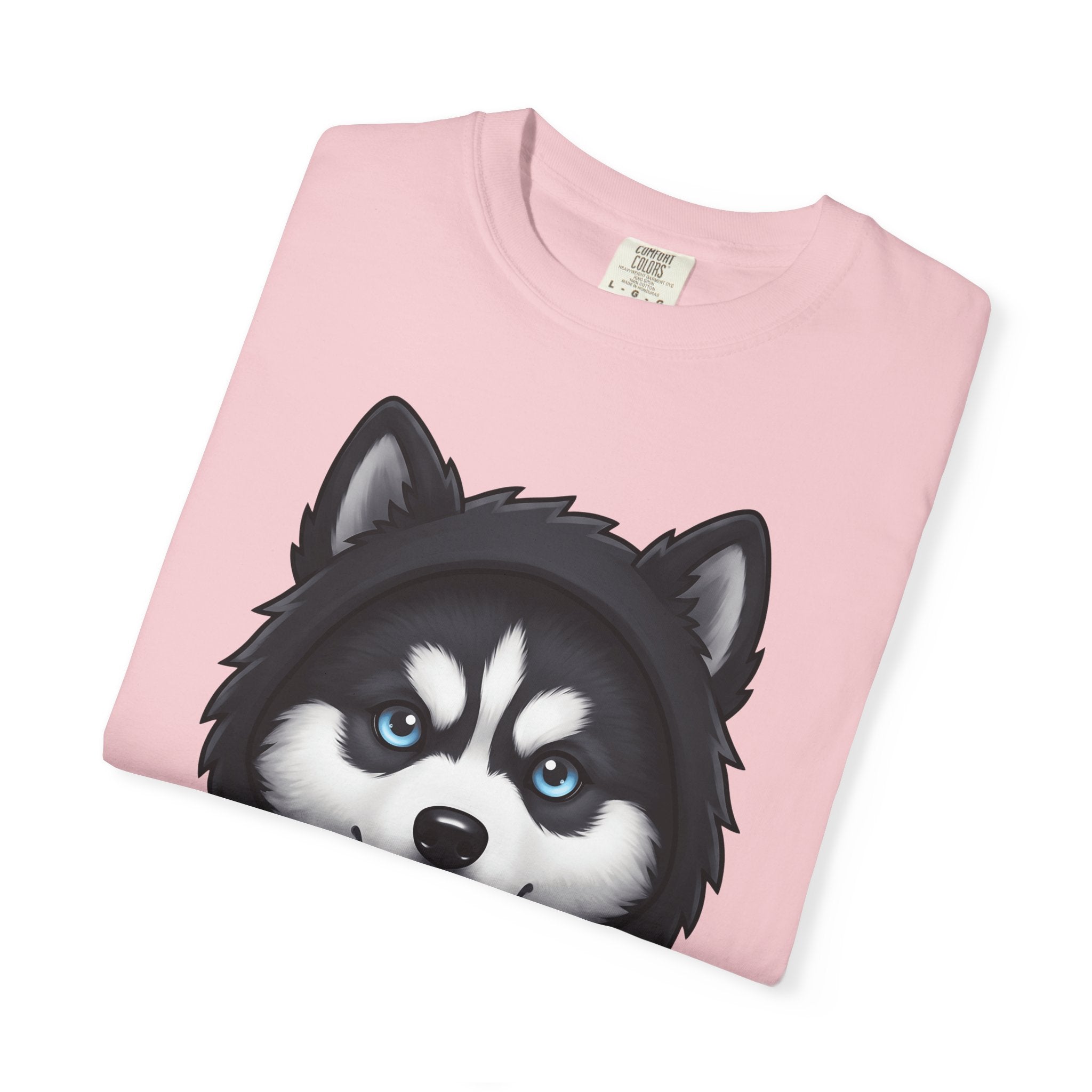 Husky Puppy Shirt Dog Animal Gift Women Cute Tee Puppy T-Shirt Dog Fan Canine Graphic Tshirt Cartoon Hoodie Tshirt