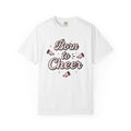 Spirit Megaphone Shirt Cheerleading Group Gift Women Cartoon Tee Megaphone T-Shirt Cheerleader Fan Comic Tshirt Team Graphic Old School Pink