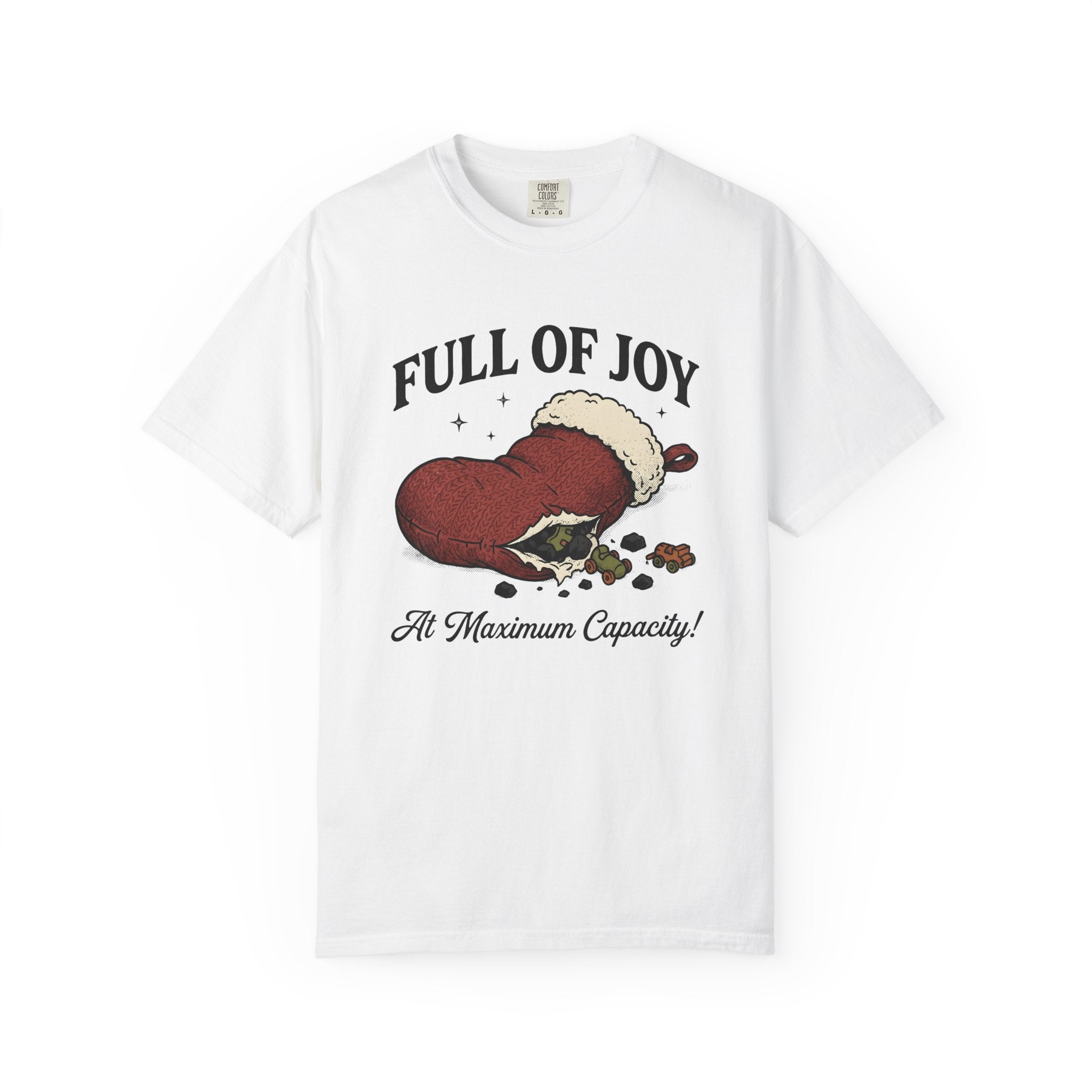 Holiday Stocking Shirt Christmas Jokes Gift Women Retro Tee Stocking T-Shirt Xmas Fan Vintage Tshirt Pun Graphic Sketch Toy Vehicles Tshirt
