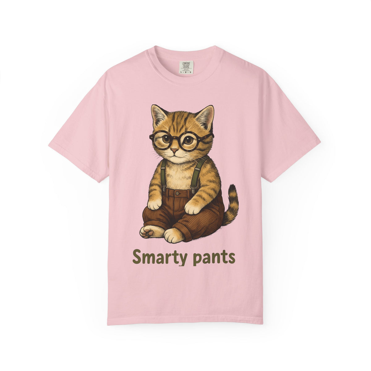 Tiger Cat Shirt Cat Comedy Gift Women Charming Tee Cat T-Shirt Cat Fan Cute Tshirt Humor Graphic Classic Eyeglasses Tshirt