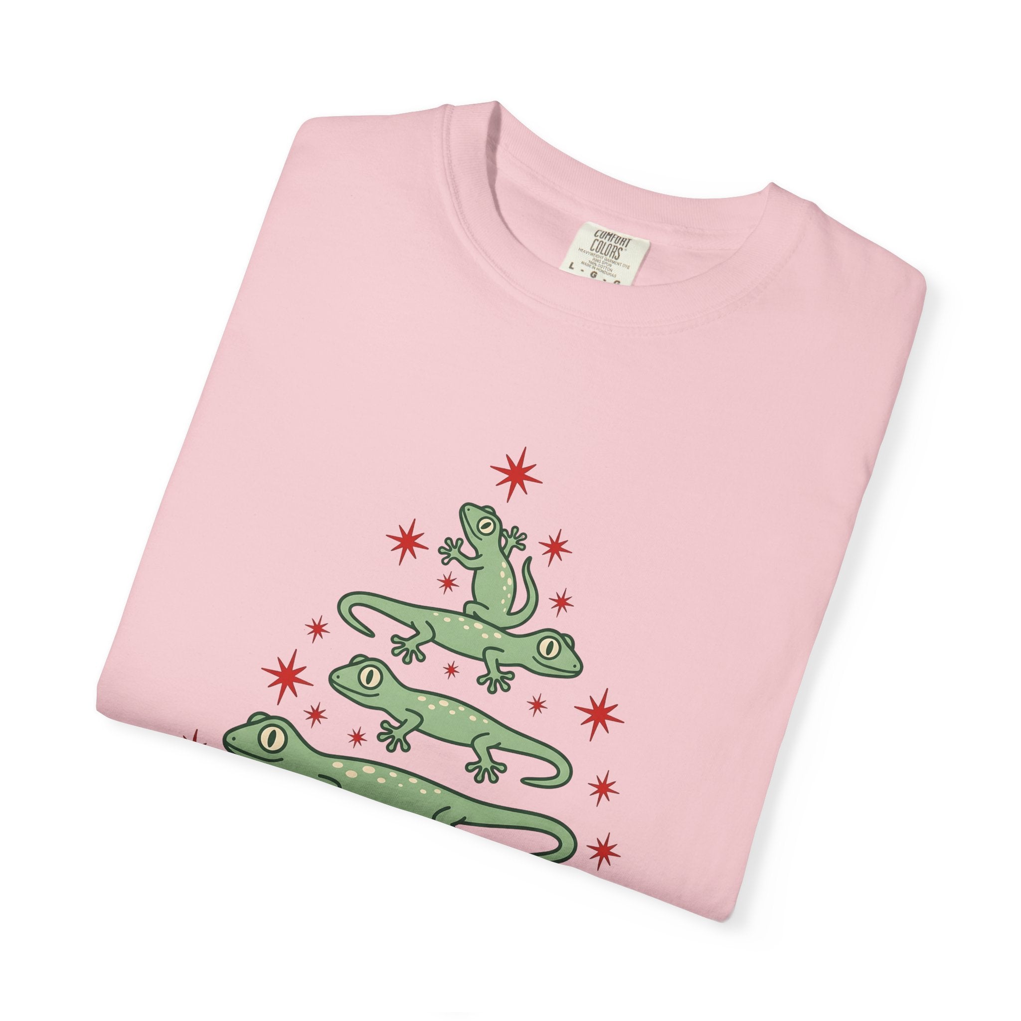 Gecko Group Shirt Christmas Pets Gift Women Cute Tee Lizard T-Shirt Xmas Fan Geckos Graphic Cute Tshirt Clean Twinkles Tshirt