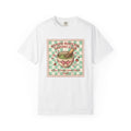 Matcha Bowl Shirt Drinks Tea Gift Women Kawaii Tee Tea Bowl T-Shirt Beverage Fan Tea Cup Tshirt Tea Design Vintage Cherry Blossom Tshirt