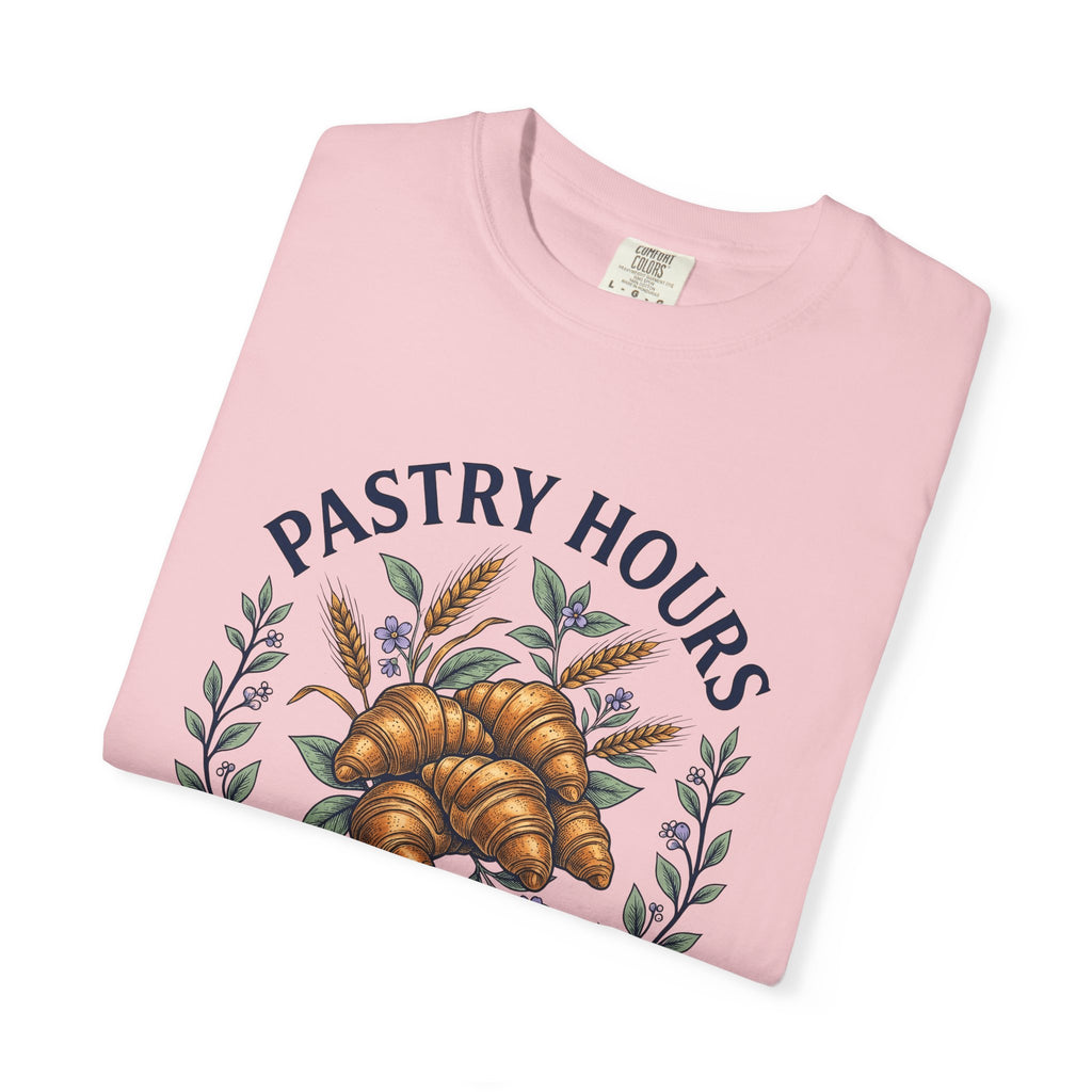 Croissant Treat Shirt Desserts Baked Goods Gift Women Garden Tee Pastry T-Shirt Dessert Fan Cottage Tshirt Bakery Graphic Shabby Chic