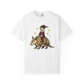 Elf Armadillo Shirt Christmas Fauna Gift Women Caricature Tee Armadillo T-Shirt Xmas Fan Cartoon Tshirt Wildlife Graphic Classic Stars