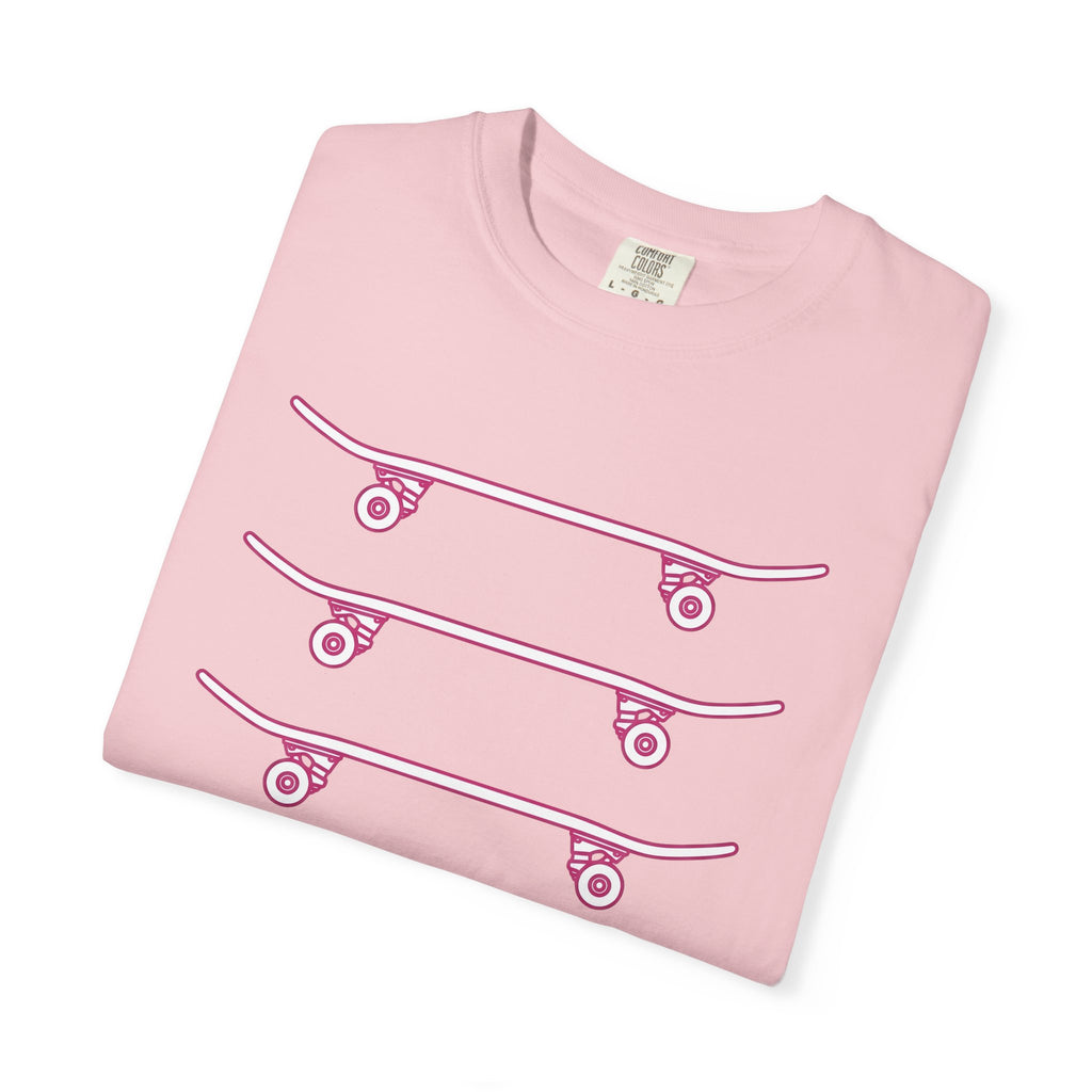Skateboard Design Shirt Skateboarding Urban Gift Women Simple Tee Skateboard T-Shirt Skater Enthusiast Minimalist Tshirt Streetwear Graphic