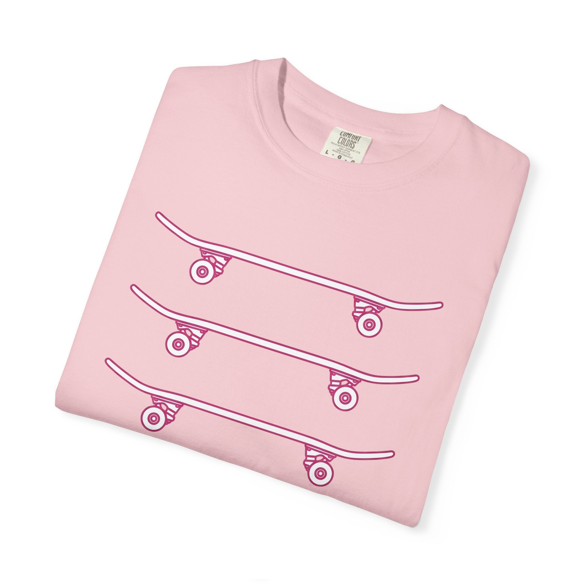 Skateboard Design Shirt Skateboarding Urban Gift Women Simple Tee Skateboard T-Shirt Skater Enthusiast Minimalist Tshirt Streetwear Graphic
